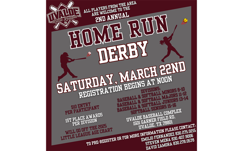 2nd Annual Home Run Derby